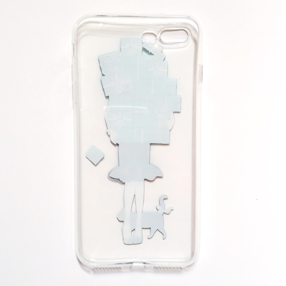 FINAL SALE iPhone 7/7+/8/8+ Case Tiffany Blue Cat - Picture 3 of 4